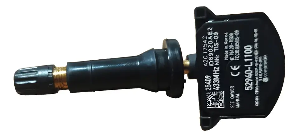 Válvula con sensor de neumáticos para Hyundai HB20 Platinum (modelo 2022 en adelante)