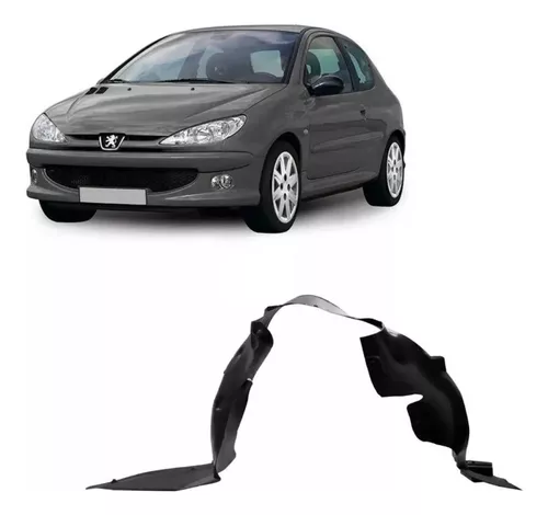Guardabarros delantero Peugeot 206 207 1998 a 2012 Izquierda