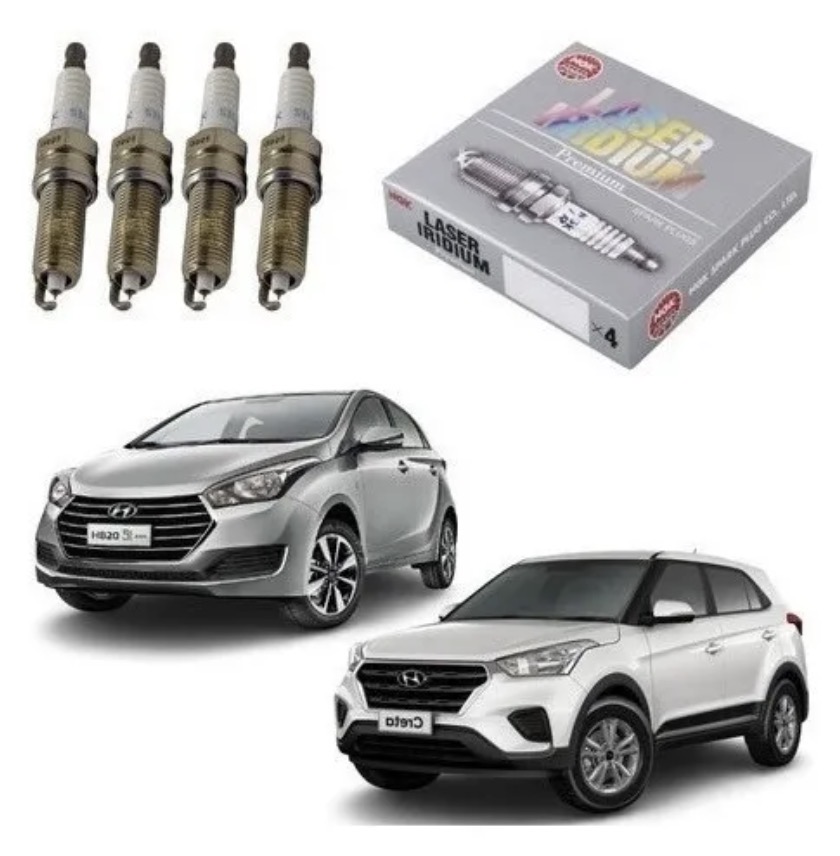 Juego De Velas De Iridio Creta Hb20 Hb20s 1.6 16v 2016 a 2021