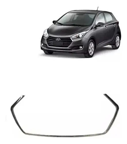 moldura cromada HB20 2019