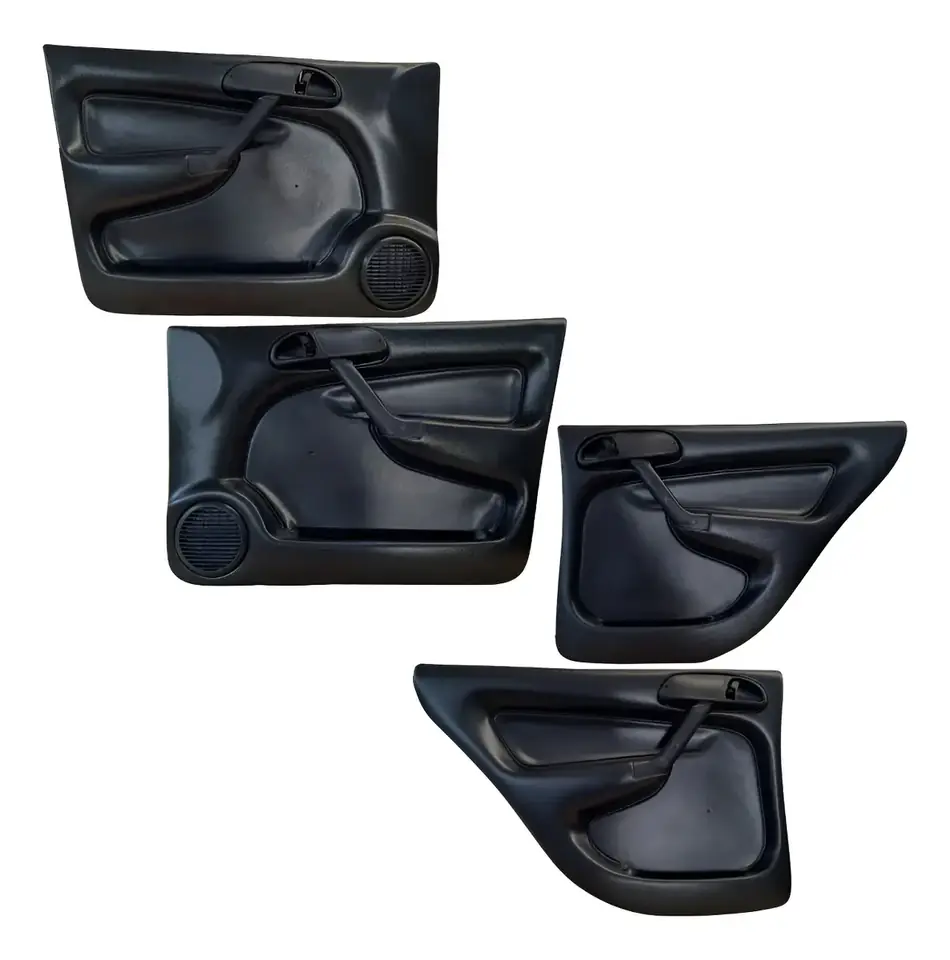 Juego de paneles de puerta para Gol Parati G2 G3 de 4 puertas, negro, 2002, 2003, 2004/