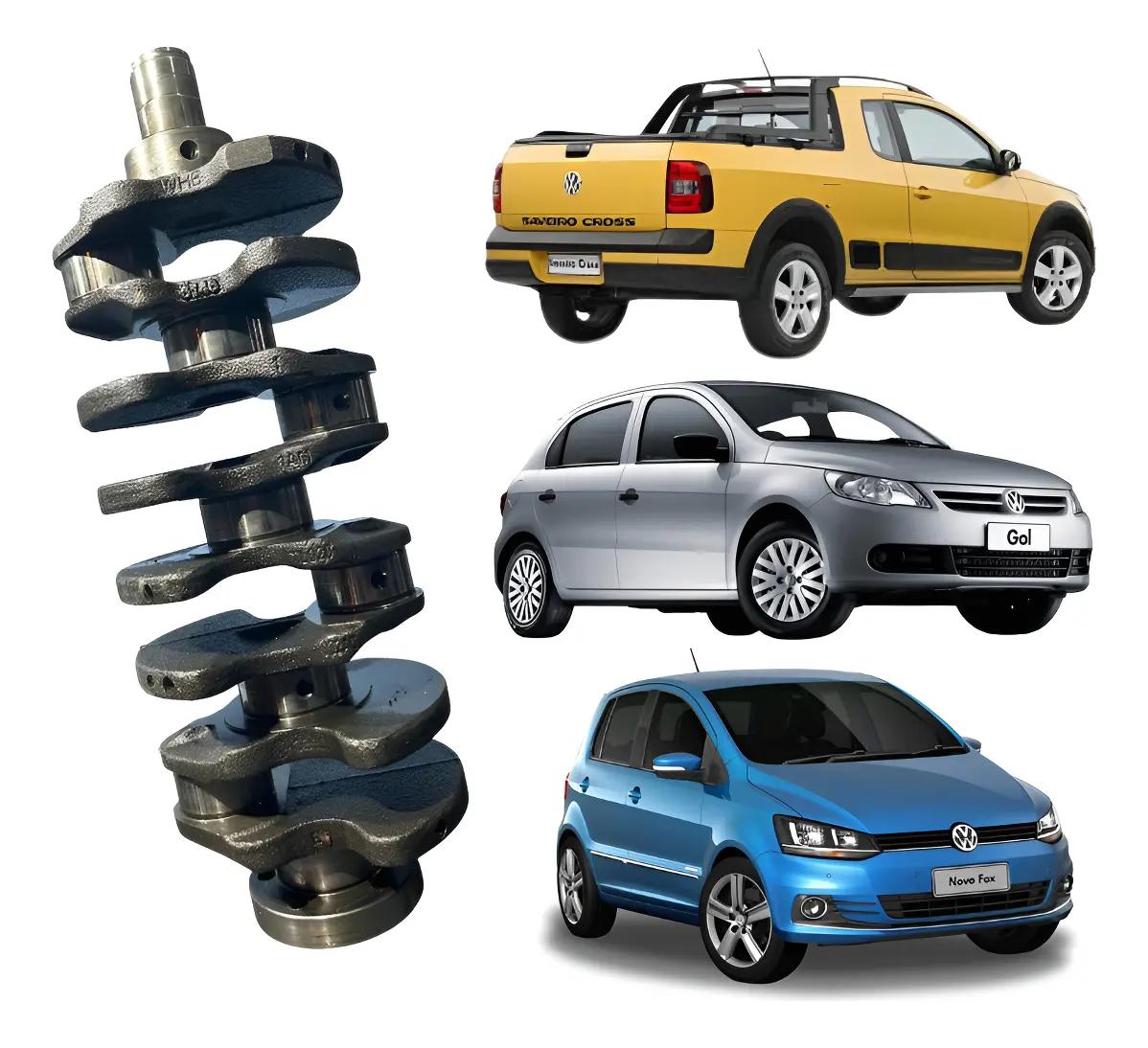 Cigüeñal Volkswagen Gol Fox Voyage 1.6 8v Ea111 Power