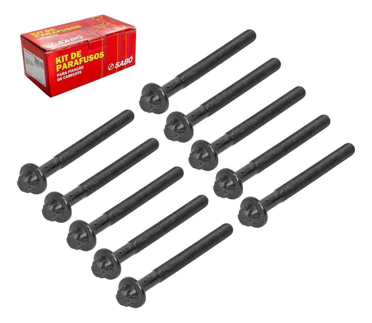 Juego de 10 tornillos de culata para Master 2.3/2.5 16V Diésel (Sabó)