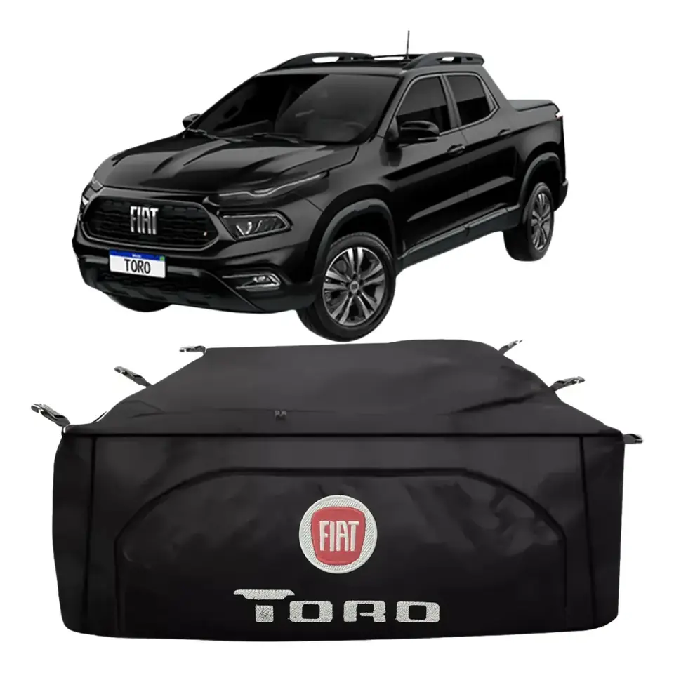 Bolsa Baúl Impermeable Bordada 840lts Fiat Toro 2016/2026
