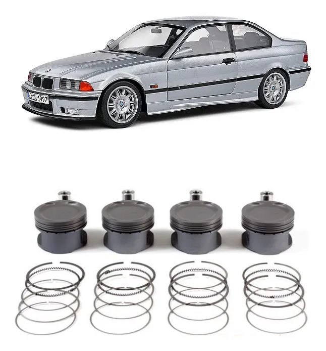 Kit Pistones Bmw 318i 1.8 8v M42 E36 1991-1997 Con Aros M42