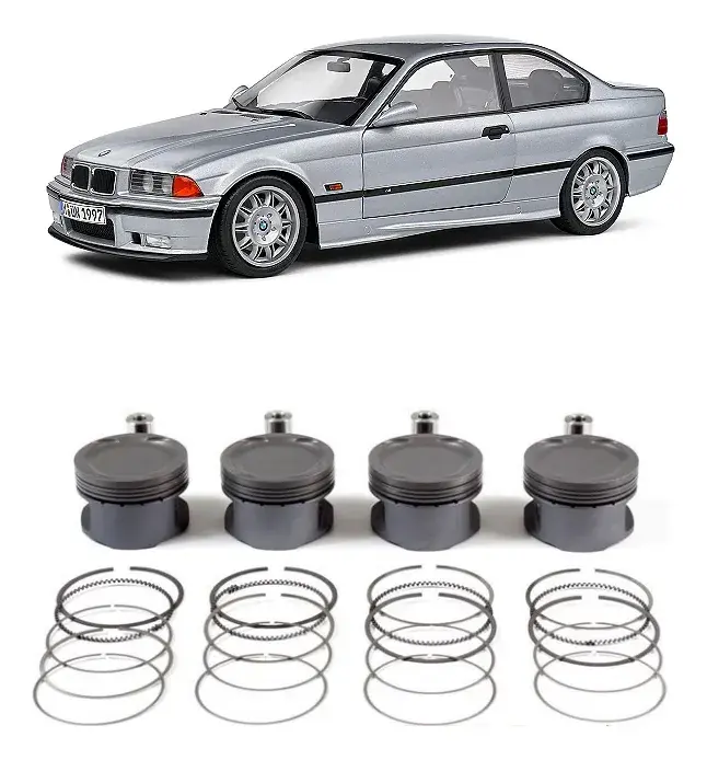 Kit Pistones Bmw 318i 1.8 8v M42 E36 1991-1997 Con Aros M42