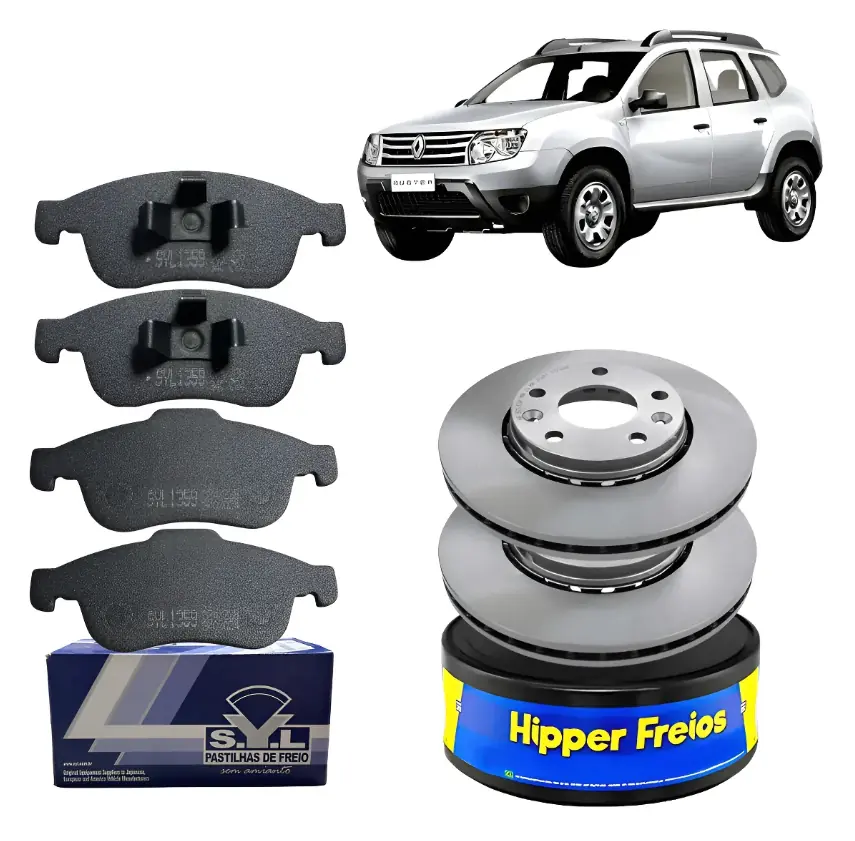 Kit Discos De Freno + Pastillas Duster 2.0 2011 a 2019