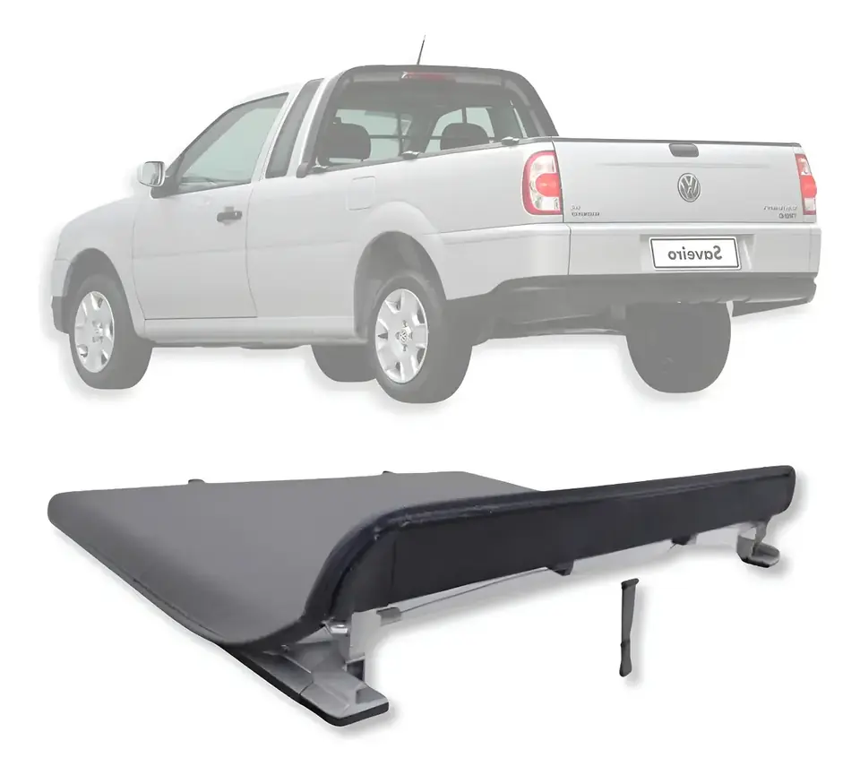 Cubierta para la caja de la camioneta Saveiro G4 2006 2007 2008 con portaequipajes y rueda de repuesto.