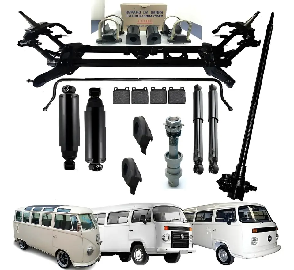 Suspensión Kombi completa + Caja + Kit 1967 a 2014