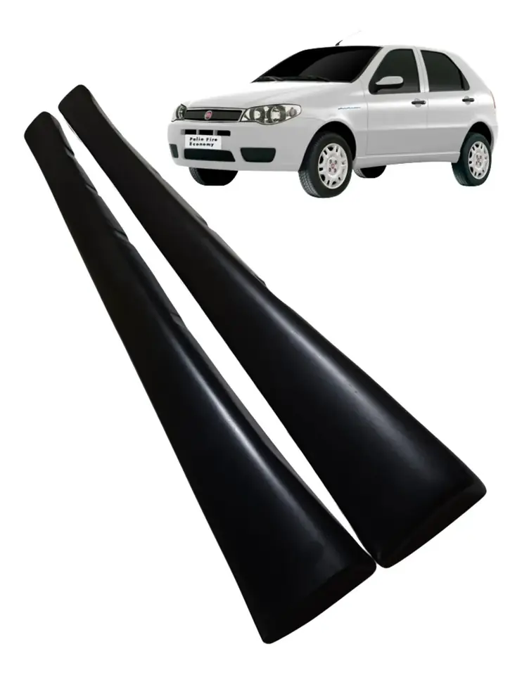 Spoiler Lateral Palio Fire 4 Puertas - Color Negro