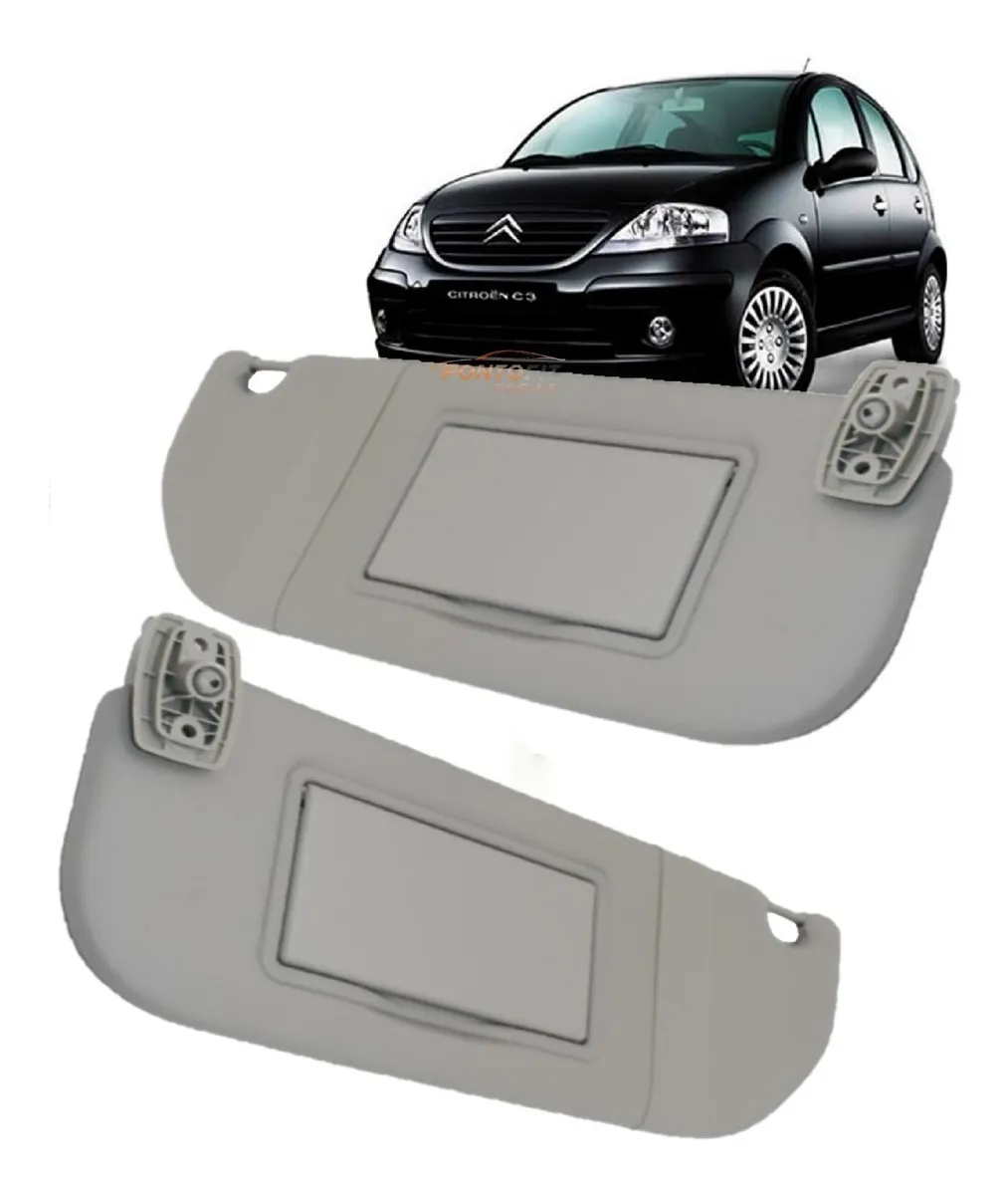 Para Sol Citroen C3 2004 2005 2006 2007 2008 con Espejo Par