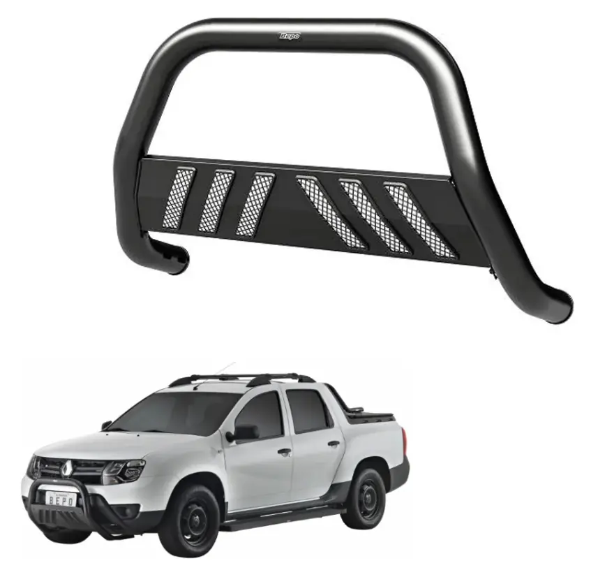 Defensa Duster Oroch 2015 2016 2017 2018 Con Rejilla Negra