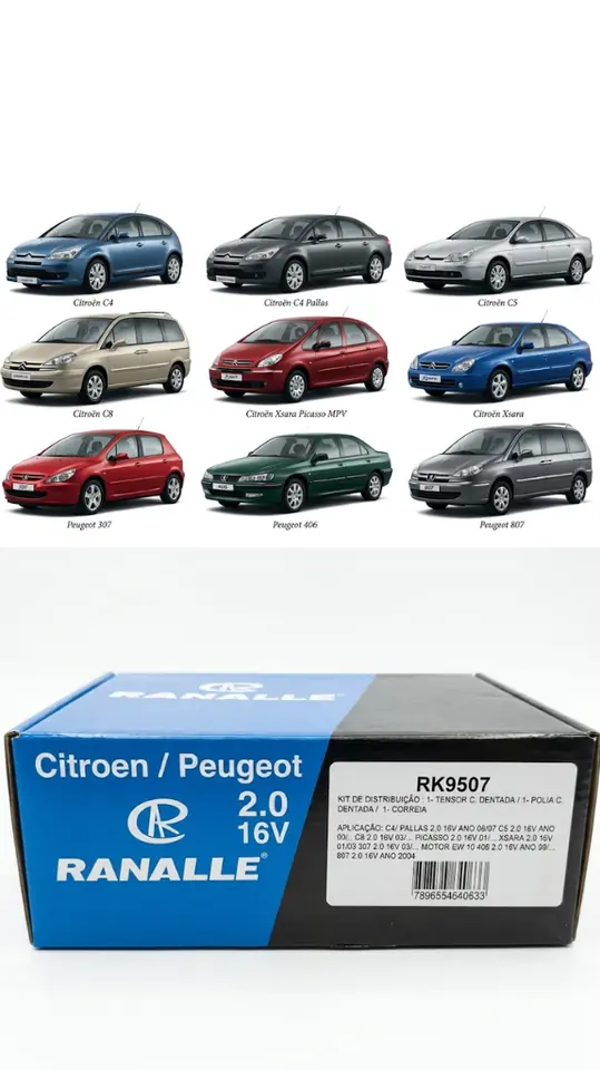 Kit de Distribución Ranalle RK9507 (Citroën / Peugeot 2.0 16V)