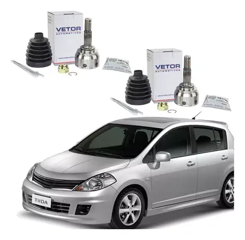 Par Junta Homocinética Nissan Livina Tiida 1.8 Automático
