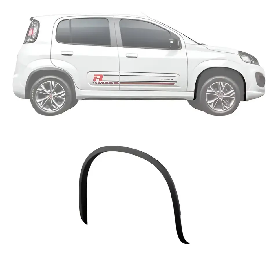 Fender de Guardabarros Tras Derecho Fiat Uno 2017 A 2021