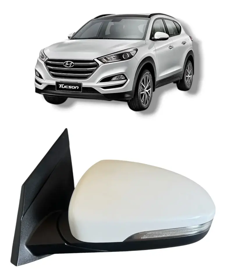 Espejo retrovisor eléctrico original con intermitente para el nuevo Tucson (2017–2022) usado