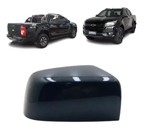 Chevrolet S10 2012 A 2024 Cubierta de espejo( original )Ld negro