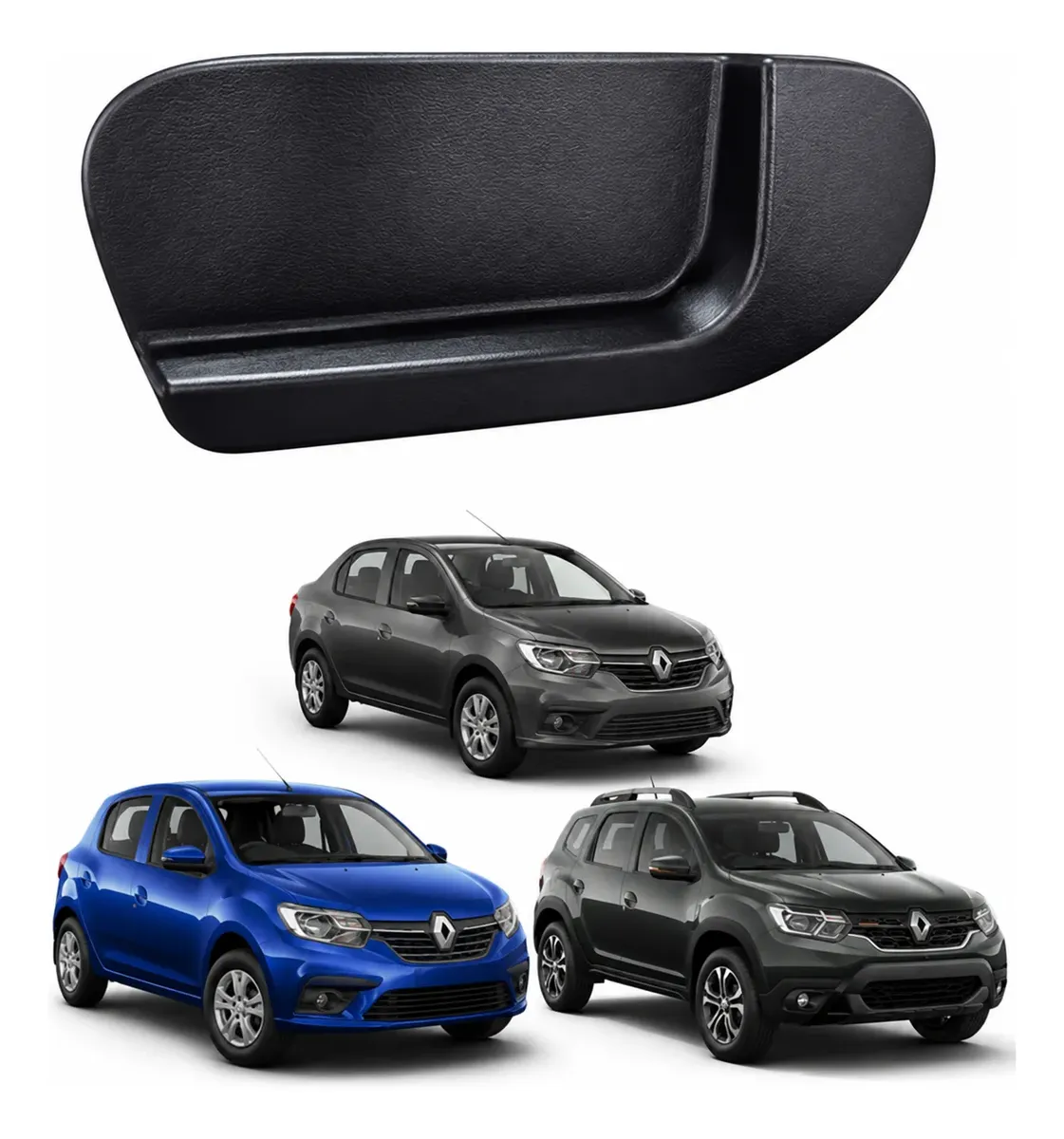 Moldura lateral del asiento derecho – Duster, Sandero, Logan