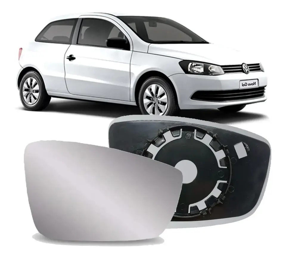 Lente de espejo retrovisor lateral derecho original Gol G6