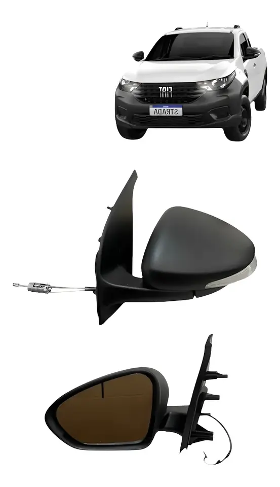 Espejo retrovisor Nova Strada manual con intermitente  2020 al 2025 Mopar precio unitario derecho/izquierdo