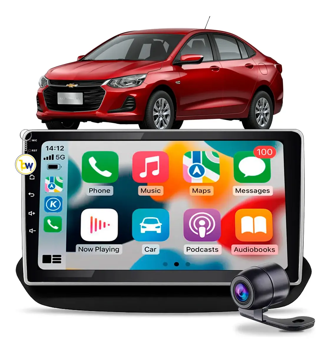Kit multimedia MP5 de 9 pulgadas con Android Auto para Onix (2022–2025)