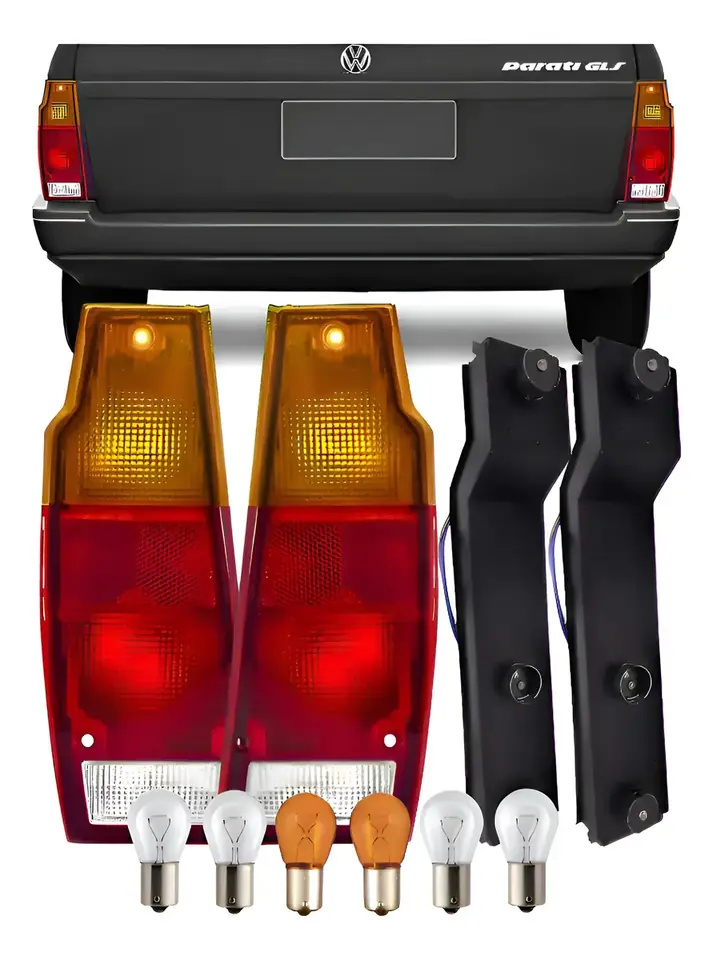 Kit Completo de Faroles Traseros VW Parati y Saveiro 1984 a 1995 – Tricolor