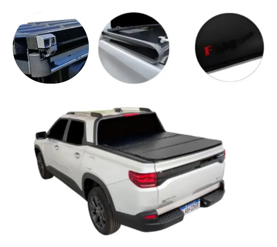 Capota Rígida Plegable Chevrolet Montana Doble Cabina 2023 en adelante – Flash Cover Fold (FD225)