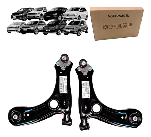 Par de Bandejas Gol saveiro G5 G6 G7 Originales Volkswagen Completas