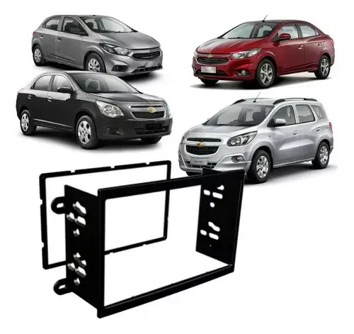 Panel Marco Radio Gm Prisma Cobalt Onix Spin 2 Dim Negro