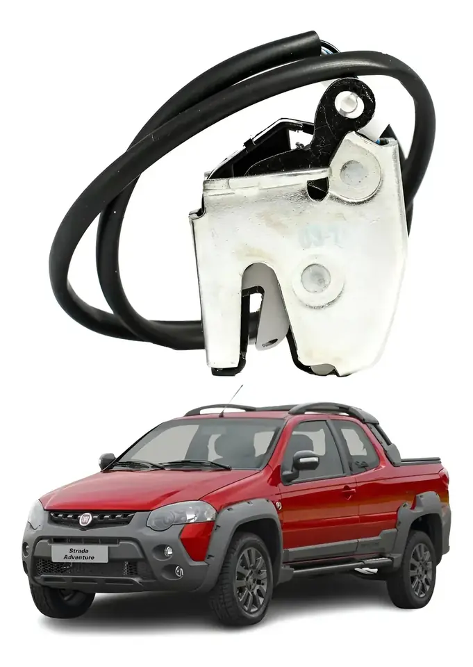 Cerradura original para Fiat Strada de doble cabina y 3 puertas