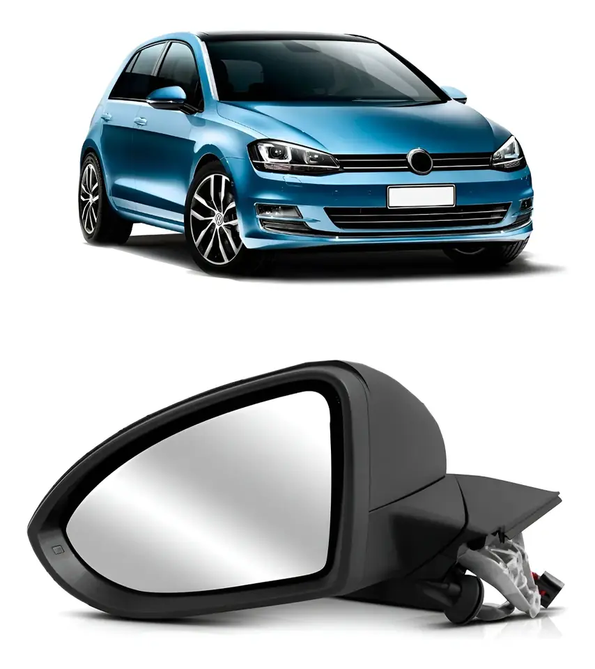 Espejo lateral eléctrico con intermitente para Golf del 2014 a 2018
