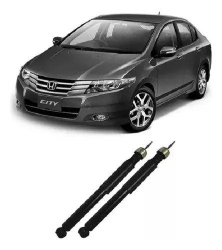 Par de amortiguadores traseros Honda New Fit City 2009 a 2013