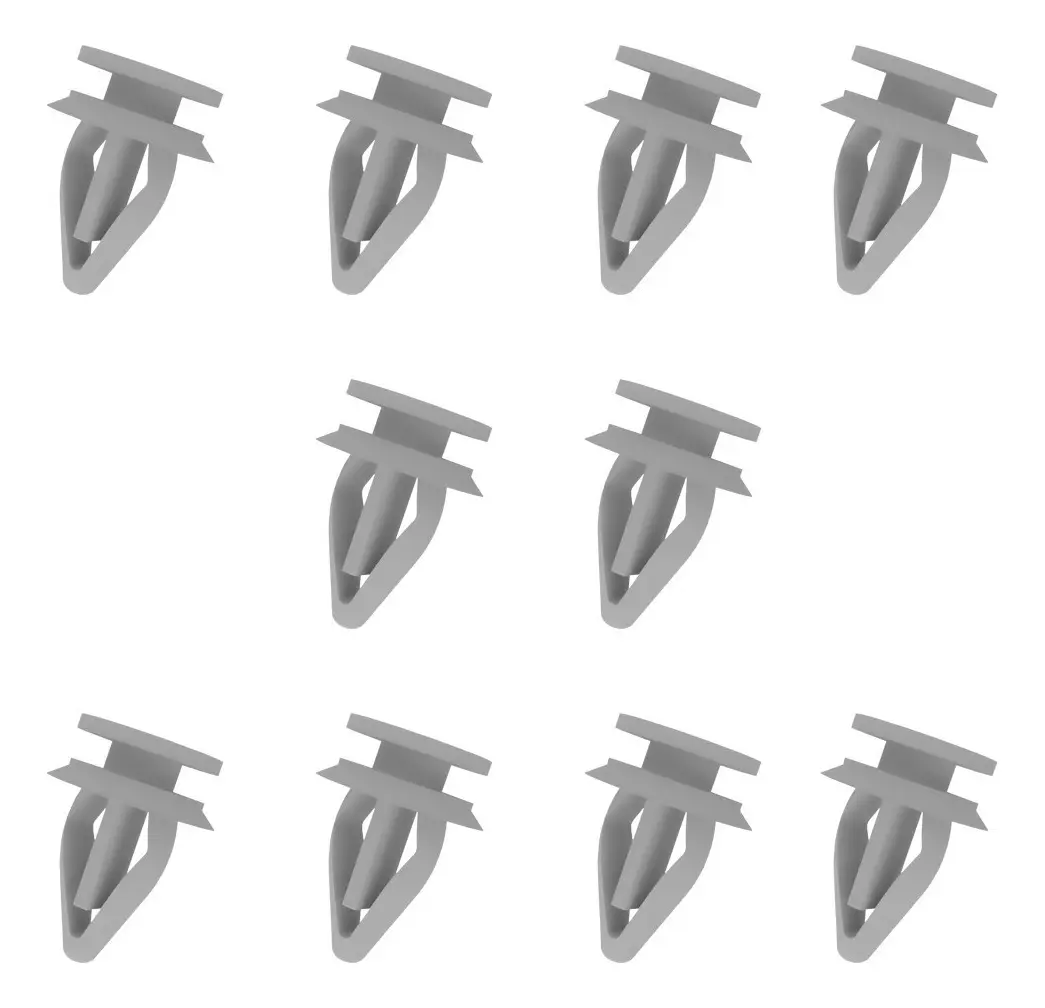 10 clips de moldura para espejo retrovisor interior de Gol G5, G6 y G7