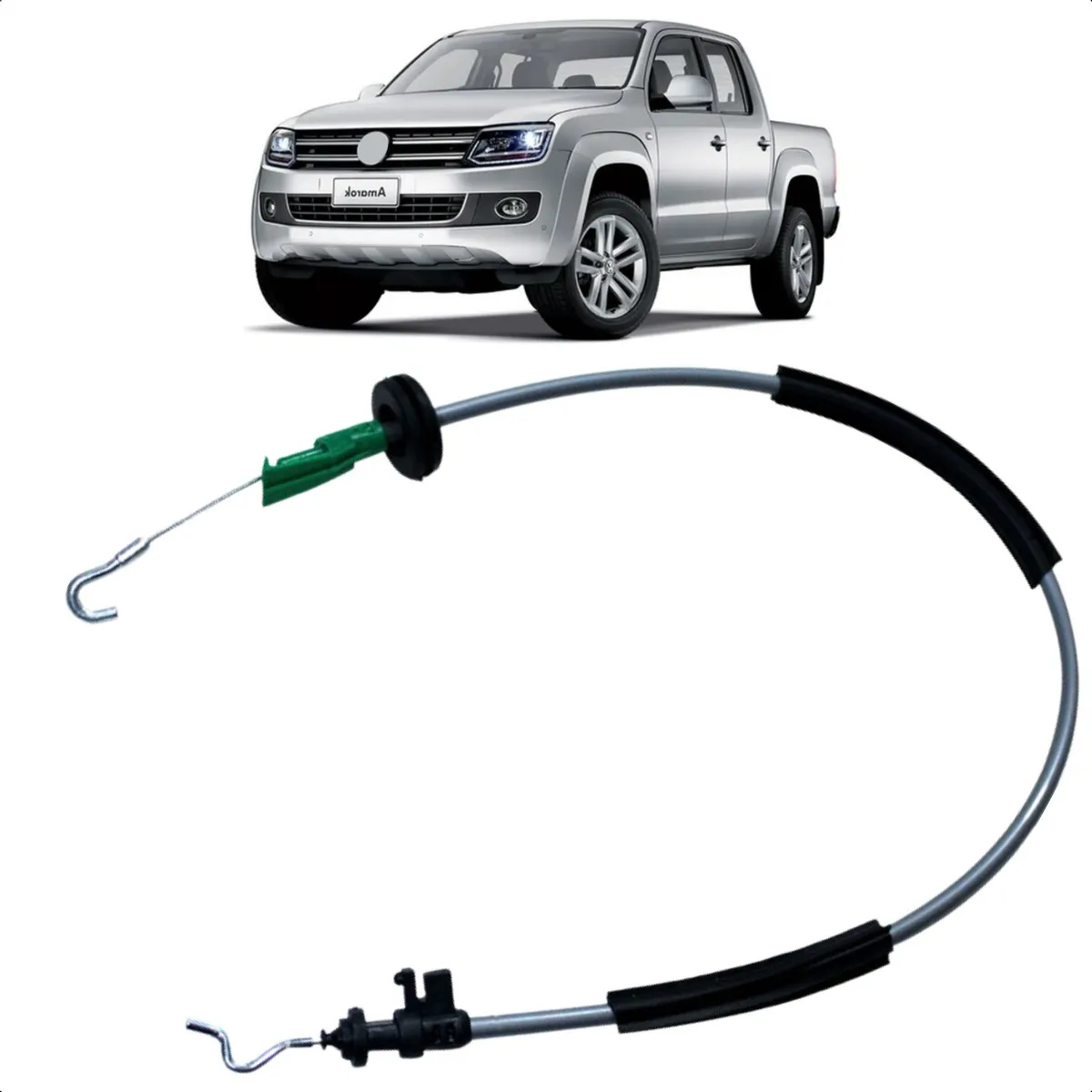 Cable apertura puerta amarok delantera derecha o izquierda 2010 en adelante ( unidad)