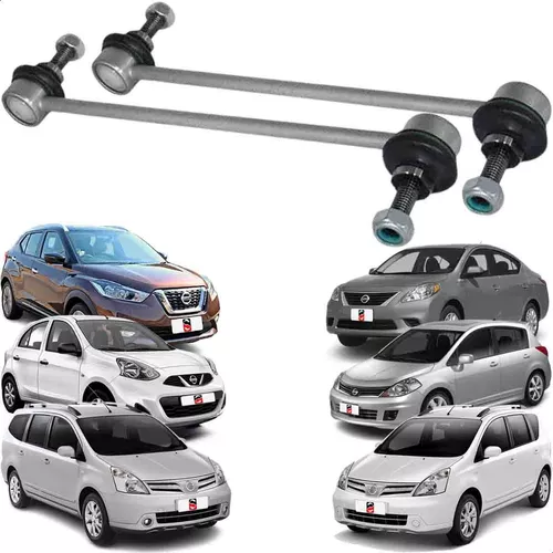 Par de estabilizador delantero Link Livina Kicks March Tiida Versa Vdrive.