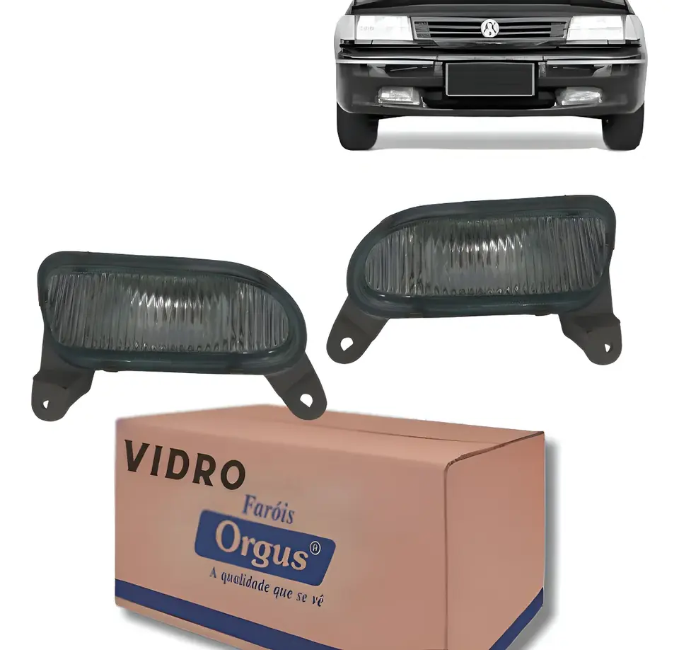 Par De Faros Auxiliares Logus 1993 1994 1995 A 1997 Orgus Cristal Glass Vw Logus Cl Gl Cli Gls Pointer 93 A 96