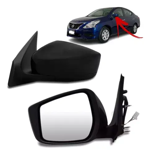 Retrovisor Versa 2015 2016 2017 2018 Sin Intermitentes Le Electric