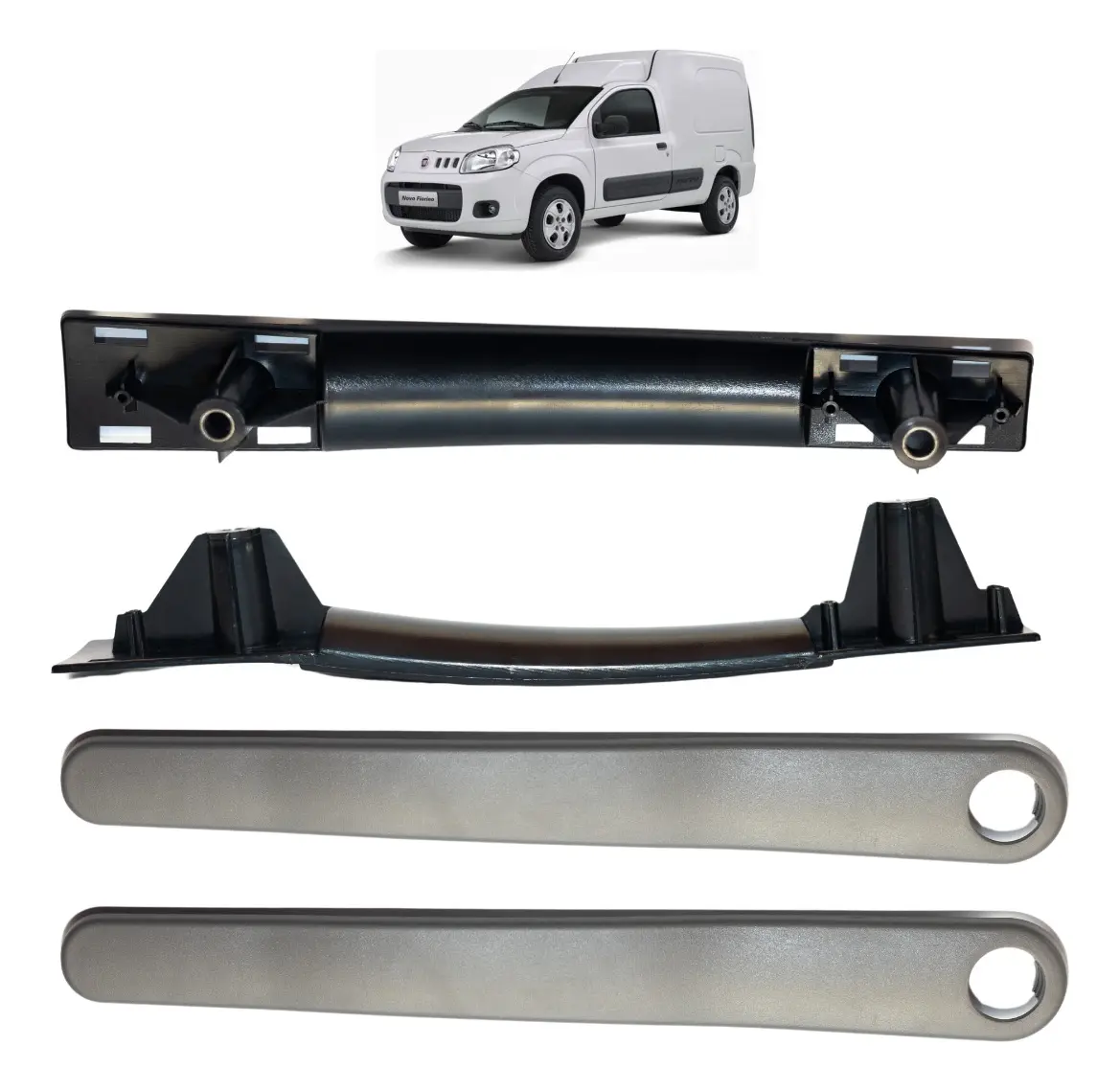 Par de manijas manuales para puerta + marcos para Fiorino Vivace
