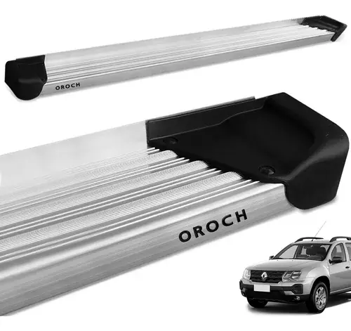 Renault Oroch 2016 2017 Estribo lateral de aluminio natural A3
