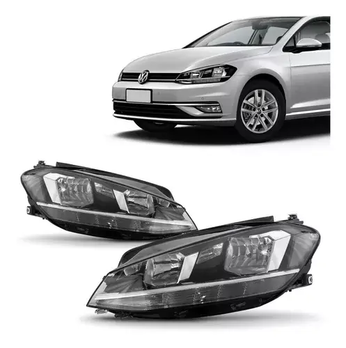 Par Faro Golf Mk7.5 Con LED Sin Proyector 2018 2019