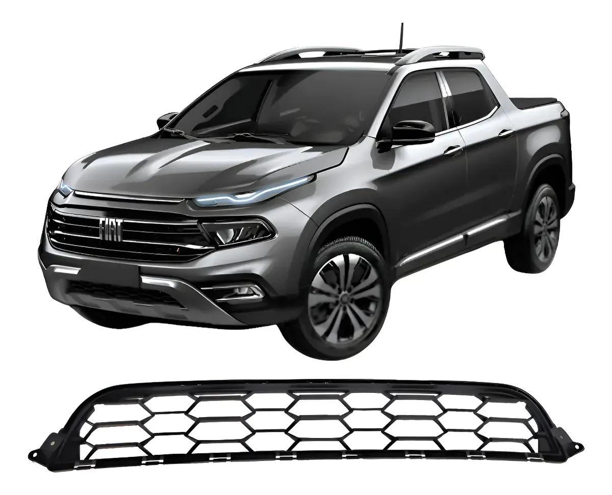 Rejilla Inferior de Paragolpes Delantero Fiat Toro 2022 en Adelante