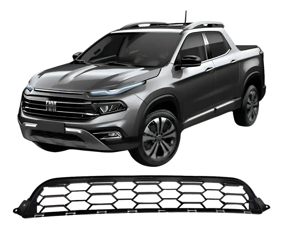 Rejilla Inferior de Paragolpes Delantero Fiat Toro 2022 en Adelante