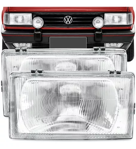 Par de faros Parati Voyage Gol Gts GTI 1987 88 89 90 87 88 1989