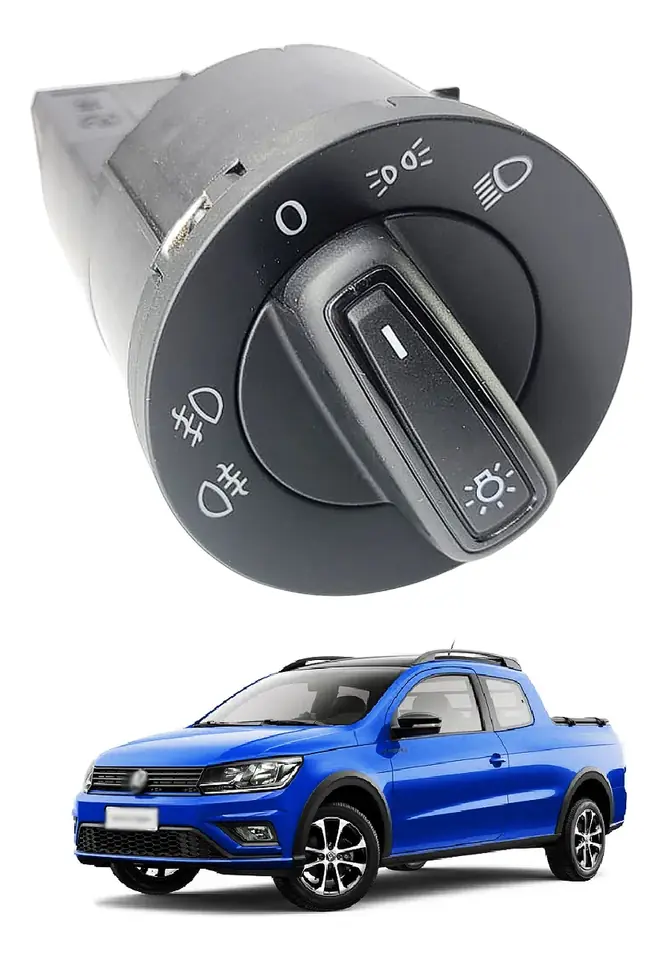 Chave Luz C/ Farol Milha Neblina Saveiro G7 G8 Robust 2017-2023