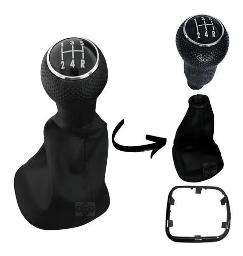 Funda para pomo de palanca de cambios para Gol Parati Saveiro G4 2006/2014