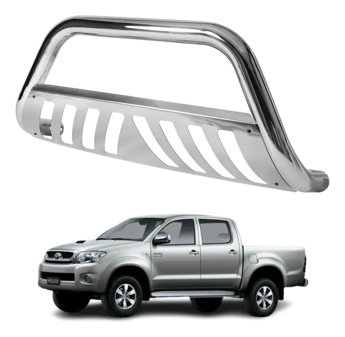 Protector parachoques Hilux Cromada 2007 2008 2009 2010 2011