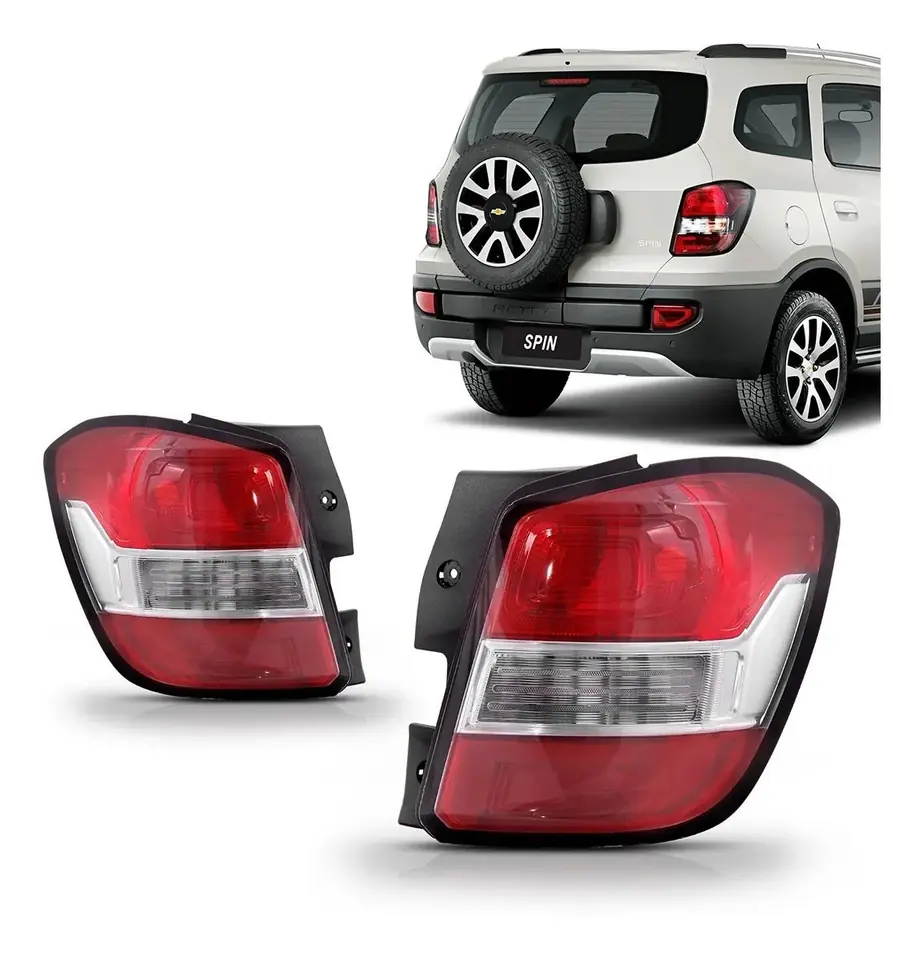 Par de Farol Trasero Spin 2013 2014 A 2018 Bicolor