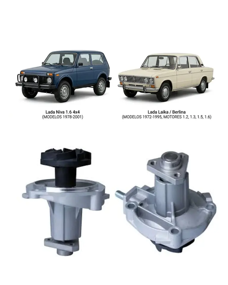 Bomba de Agua VMG - Lada Niva / Laika 1.6 4x4 (Modelos 1978 a 2001)
