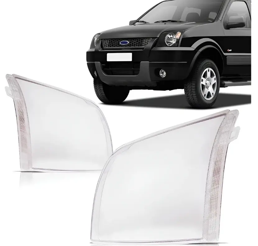 Par de lentes de faro Ecosport 2003 2004 2005 06 2007
