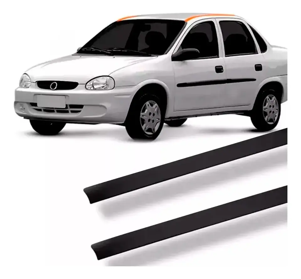 Par de molduras de techo para Corsa Classic con ventilete trasero – 2 piezas